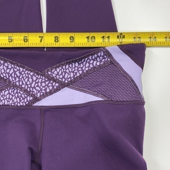 Lululemon Wunder Under Pant III Leggings Purple Mosaic Luon - Picture 8 of 9